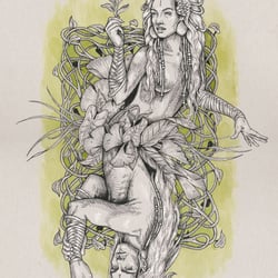 illustrator-berlin-pamela-maier-portfolio-freelance-art-halfsize-zodiac-virgo-jungfrau-1