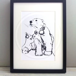 polar music baby | finelinerzeichung