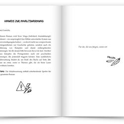 Inhaltswarnungen und Widmung