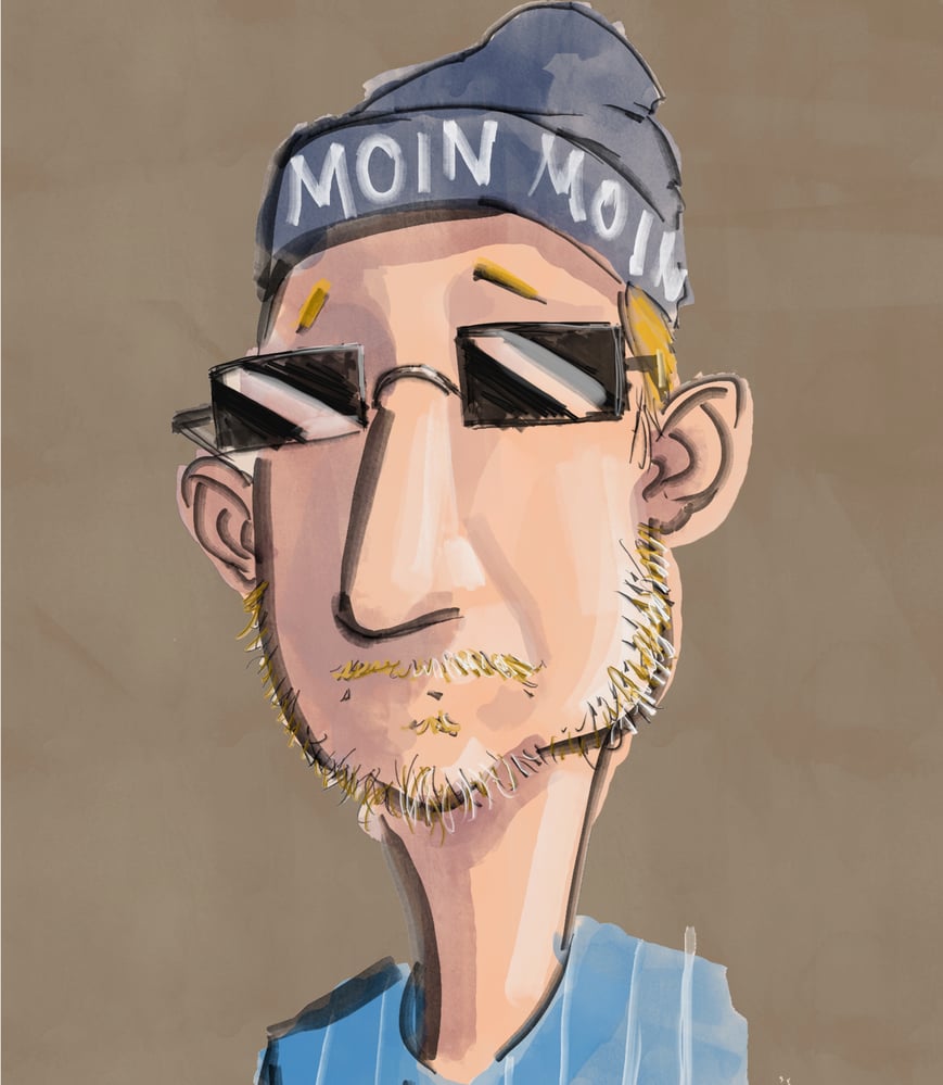Gemalte Illustrationen