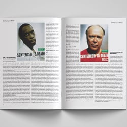 Editorial-Design Stadtmagazin – Doppelseite