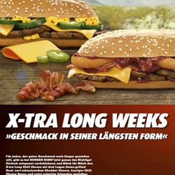 Burger King – KING MAG Anzeige „X-tra Long Weeks“