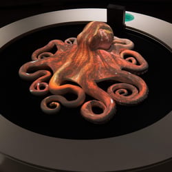 Octopus, genutzt als interaktive Projektionsfläche