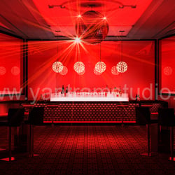 3D-Rendering Interior Design für bar