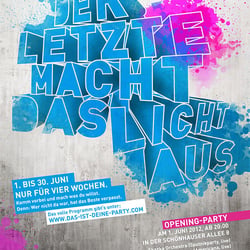 Ankündigungsplakat für das Car2go PopUpStore in Berlin – 2