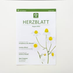 Print-Newsletter „Herzblatt“ Lieber Natürlich