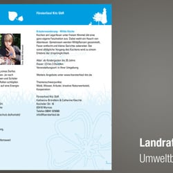 Broschüre zur Umweltbildung von Jugendlichen