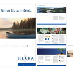 FIDURA Capital Consult, Gestaltung, 8-seitig, DIN A4