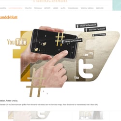 „Phänomen des Jahres“ Handelsblatt-Dossier, Social Media, 2017