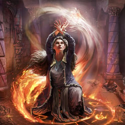 Elf Mage, Card illustration for Hero Realms | White Wizards 2016
