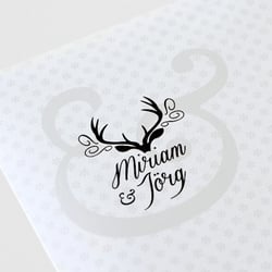 Briefkuvert für Hochzeitskarte