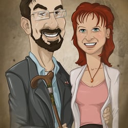 Karikatur / Thiel Illustration / thiellustration / Illustration / Dr House  /Fanart