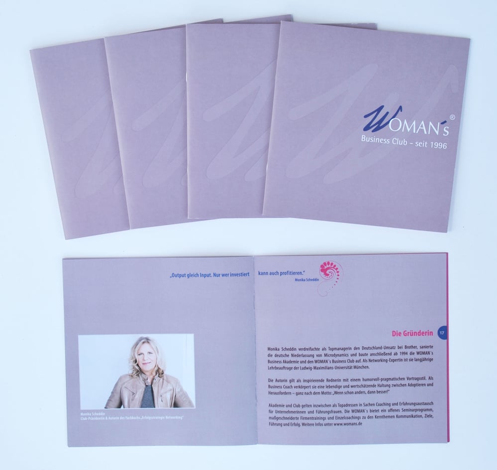 Broschüre Womans Business Club