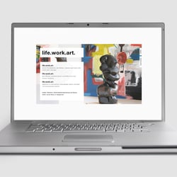 Flashsite für das Wohn- und Kunstprojekt life.work.art.