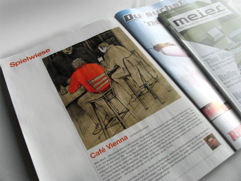 Magazinillustration für den Meier
