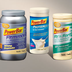 Power Bar – Etiketten für Protein Shakes