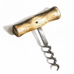 Korkenzieher (Buntstift)