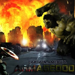 Mögliches Filmplakat (Hulk vs Captain America)