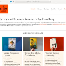 Neugestaltung und Umsetzung der Website mit Wordpress