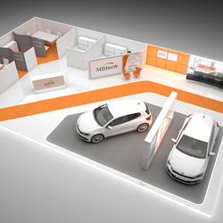 3D Visualisierung MBTech Messestand