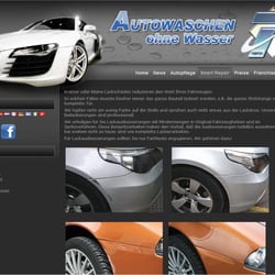 Webseite für Fahrzeugaufbereitung