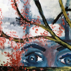 Höffnung, 110×90cm, Acryl auf Leinwand