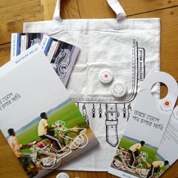 Entwicklung des Key Visuals, Printproduktion, Werbemittel