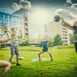 Sport in der Hafenctiy Hamburg mit Personal Trainer A G,