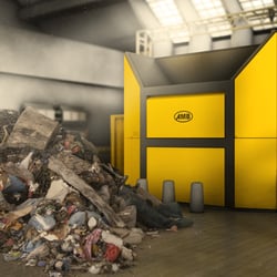 Zerkleinerungsanlage für die Firma AMB Oschersleben