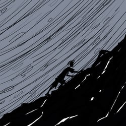 Illustration „Gegenwind“