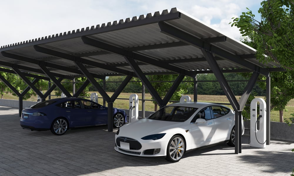 3D Visualisierung eines Carports