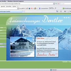 Ferienwohnungen Dentler | Web statisch | Branche Ferienwohnungen