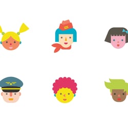Icons Kinderköpfe