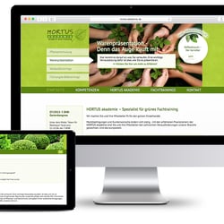 Website „HORTUS akademie“