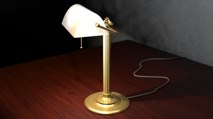 Banker Lamp