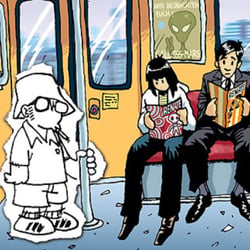 Postkarte für Berliner Comicbibliothek.