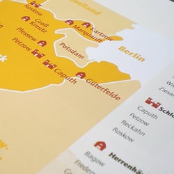 Diverse Übersichtskarten geben einen Überblick über die Regionen.