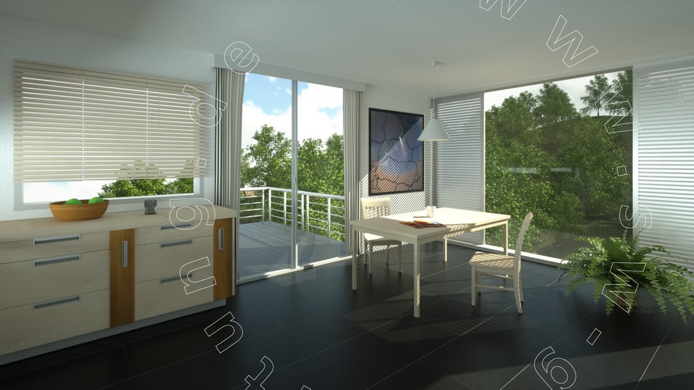 Innenarchitektur-Rendering 2015