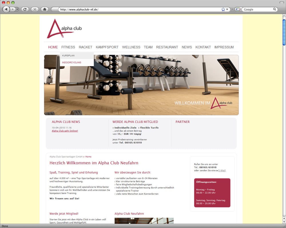 Portfolio Webdesign