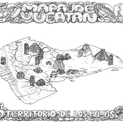 Mapa de Yucatán, Universidad Complutense de Madrid (Fineliner)