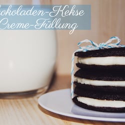 Selbstgemachte „Oreo“-Kekse