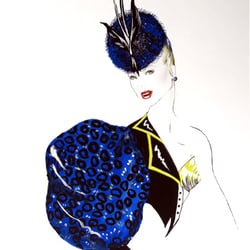 blue feathers