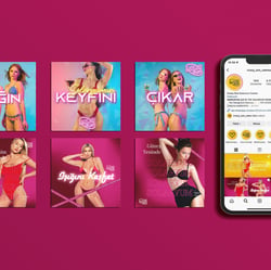Crazy Sun Solaryum Social Media Designs