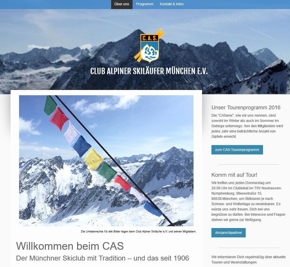 Referenzkunde  Club Alpiner Skiläufer München e.V.