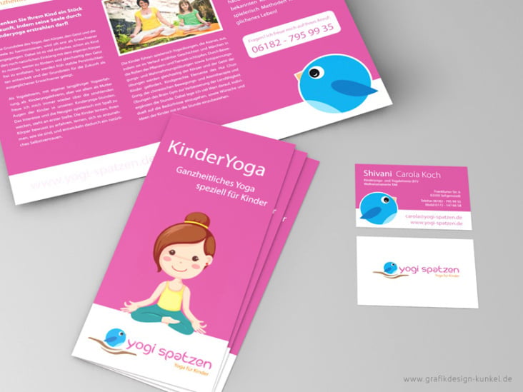 Corporate Design für die Yogi Spatzen