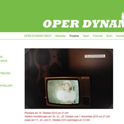 Entwicklung der Webseite http://www.operdynamowest.org