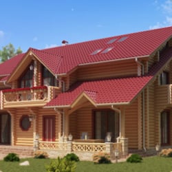 holzhaus visualisierung