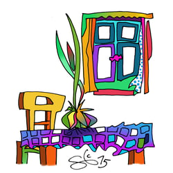 Illustration zu einem Rezeptbuch
