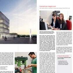 Innenseite Mitarbeiterzeitschrift