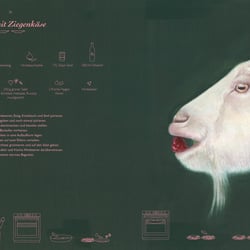 Salat mit Ziegenkäse
